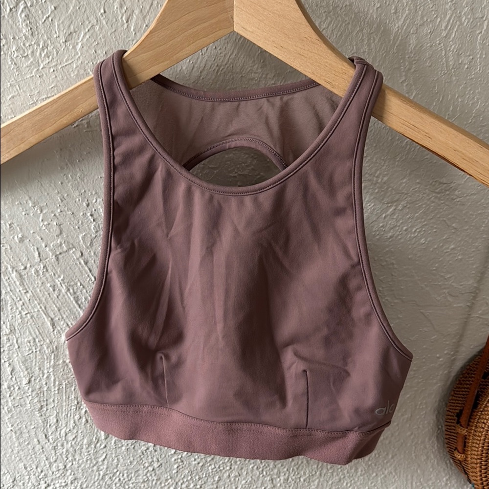 Alo Yoga Mauve Sports Bra